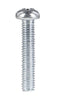 Hillman No. 10-32 X 1 in. L Combination Round Head Zinc-Plated Steel Machine Screws 100 pk