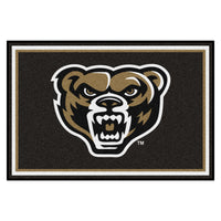 Oakland University 5ft. x 8 ft. Plush Area Rug