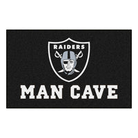 NFL - Las Vegas Raiders Man Cave Rug - 5ft. x 8 ft.