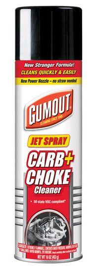 Gumout Carburetor and Choke Cleaner 16 oz (Pack of 12)