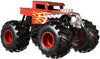 Hot Wheels Monster Trucks Cars Die Cast Black/Red (Pack of 4)