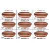 Bloem TerraTray 1.7 in. H X 10 in. D Resin Plant Saucer Terracotta Clay