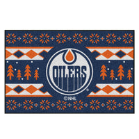 NHL - Edmonton Oilers Holiday Sweater Rug - 19in. x 30in.