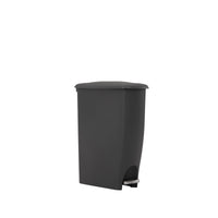 Rubbermaid 11.25 gal Black Plastic Slim Step On Pedal Wastebasket (Pack of 2).