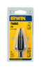 Irwin Unibit 1/4 to 1-3/8 in. X 6 in. L High Speed Steel Step Drill Bit Hex Shank 1 pc