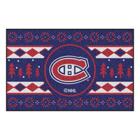 NHL - Montreal Canadiens Holiday Sweater Rug - 19in. x 30in.