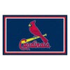 MLB - St. Louis Cardinals 4ft. x 6ft. Plush Area Rug