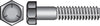 Hillman 1/4 in. D X 3/4 in. L Heat Treated Zinc Steel Hex Head Cap Screw 100 pk