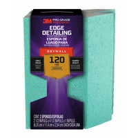 3M Pro Grade Precision 4-1/2 in. L X 2-1/2 in. W X 1 in. 120 Grit Fine Sanding Sponge