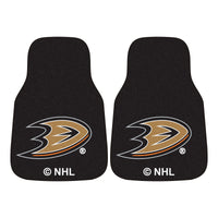 NHL - Anaheim Ducks Carpet Car Mat Set - 2 Pieces