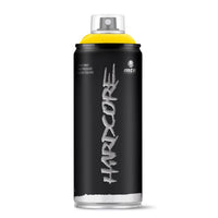 MTN Hardcore Gloss Light Yellow Spray Paint 11 oz (Pack of 6).