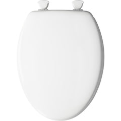 Mayfair by Bemis Westport Elongated White Enameled Wood Toilet Seat ...