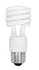 Satco 13 W T2 1.81 in. D X 4.13 in. L CFL Bulb Cool White Spiral 4100 K 4 pk