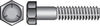 Hillman 1/4 in. D X 3-1/2 in. L Heat Treated Zinc Steel Hex Head Cap Screw 100 pk