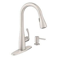 SPOT RESIST STAINLESS ONE-HANDLE HIGH ARC PULLDOWN KITCHEN FAUCET