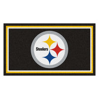 NFL - Pittsburgh Steelers 3ft. x 5ft. Plush Area Rug