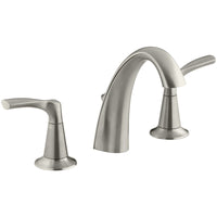 Kohler Brushed Nickel Widespread Bathroom Sink Faucet 8in. to 16 in.