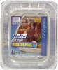 Hefty EZ Foil Silver Aluminum Roaster Pan 11.8 L x 2.5 H x 9.25 W in. with Lid (Pack of 12)