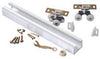 Johnson Hardware 100PD Aluminum Pocket Door Track and Hardware Kit