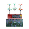 Alpine Assorted Plastic 33 in. H Insect Trio Solar Garden Stake (Pack of 12).