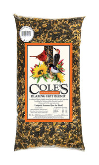 Cole's Blazing Hot Blend Assorted Species Black Oil Sunflower Wild Bird Food 5 lb (Pack of 6)