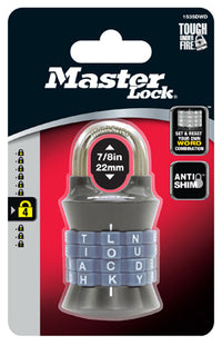 Master Lock 1-1/2 in. W Metal 4-Dial Combination Padlock