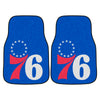 NBA - Philadelphia 76ers Carpet Car Mat Set - 2 Pieces