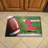 University of Mississippi (Ole Miss) Rubber Scraper Door Mat