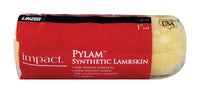 Linzer Impact Pylam Synthetic Lambskin 1 in. x 9 in. W Regular Paint Roller Cover 1 pk (Pack of 12)