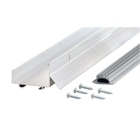 M-D Silver Aluminum U-Shaped Bottom For Doors 36 in. L X 1.5 in.