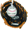 Franklin RTP Black/Tan PVC Right-handed T-Ball Fielding Glove 9.5 in. 1 pk