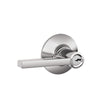 Schlage Latitude Bright Chrome Keyed Entry Lever 1-3/4 in.