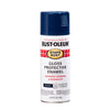 Rust-Oleum Stops Rust Gloss Navy Spray Paint 12 Oz. (Pack Of 6)