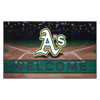 MLB - Oakland Athletics Rubber Door Mat - 18in. x 30in.