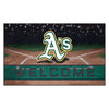 MLB - Oakland Athletics Rubber Door Mat - 18in. x 30in.