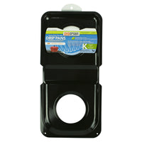 Range Kleen Porcelain Drip Pan 8-1/8 in. W X 16-7/8 in. L