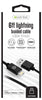 iEssentials Lightning to USB-C Charge and Sync Cable 6 ft. Black