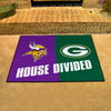 NFL House Divided - Vikings / Packers House Divided Rug