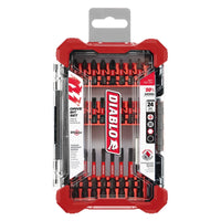 Diablo Screwdriver Bit Set 24 pc (Pack of 6)