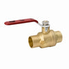 Homewerks 3/4 in. Brass Sweat Ball Valve with Drain Full Port