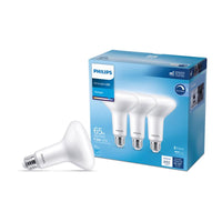 Philips BR30 E26 (Medium) LED Bulb Daylight 65 Watt Equivalence 3 pk