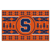 Syracuse University Holiday Sweater Rug - 19in. x 30in.