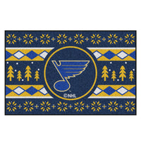 NHL - St. Louis Blues Holiday Sweater Rug - 19in. x 30in.