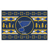 NHL - St. Louis Blues Holiday Sweater Rug - 19in. x 30in.