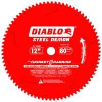 Diablo Steel Demon 12 in. Dia. x 1 in. Cermet Carbide Circular Saw Blade 80 teeth 1 pk