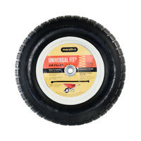 Marathon Universal Fit 8 in. D X 14.5 in. D 300 lb. cap. Centered Wheelbarrow Tire Rubber 1 pk