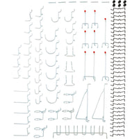 CD8377 Peg Hook Assortment - Zinc Plated