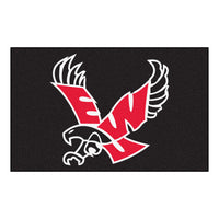 Eastern Washington University Black Area Rug - 5ft. X 8ft.