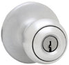 Kwikset  Polo  Satin Chrome  Entry Knobs  ANSI/BHMA Grade 3  1-3/4 in.