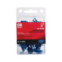 Gardner Bender 18-14 AWG Tap Splice Connector Blue 25 pk